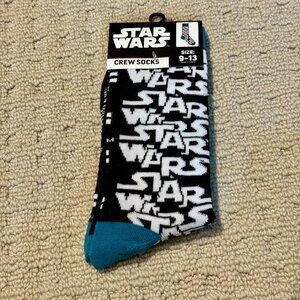 New Star Wars Novelty Crew Socks Size 6-12/13 - Men's/Women's -